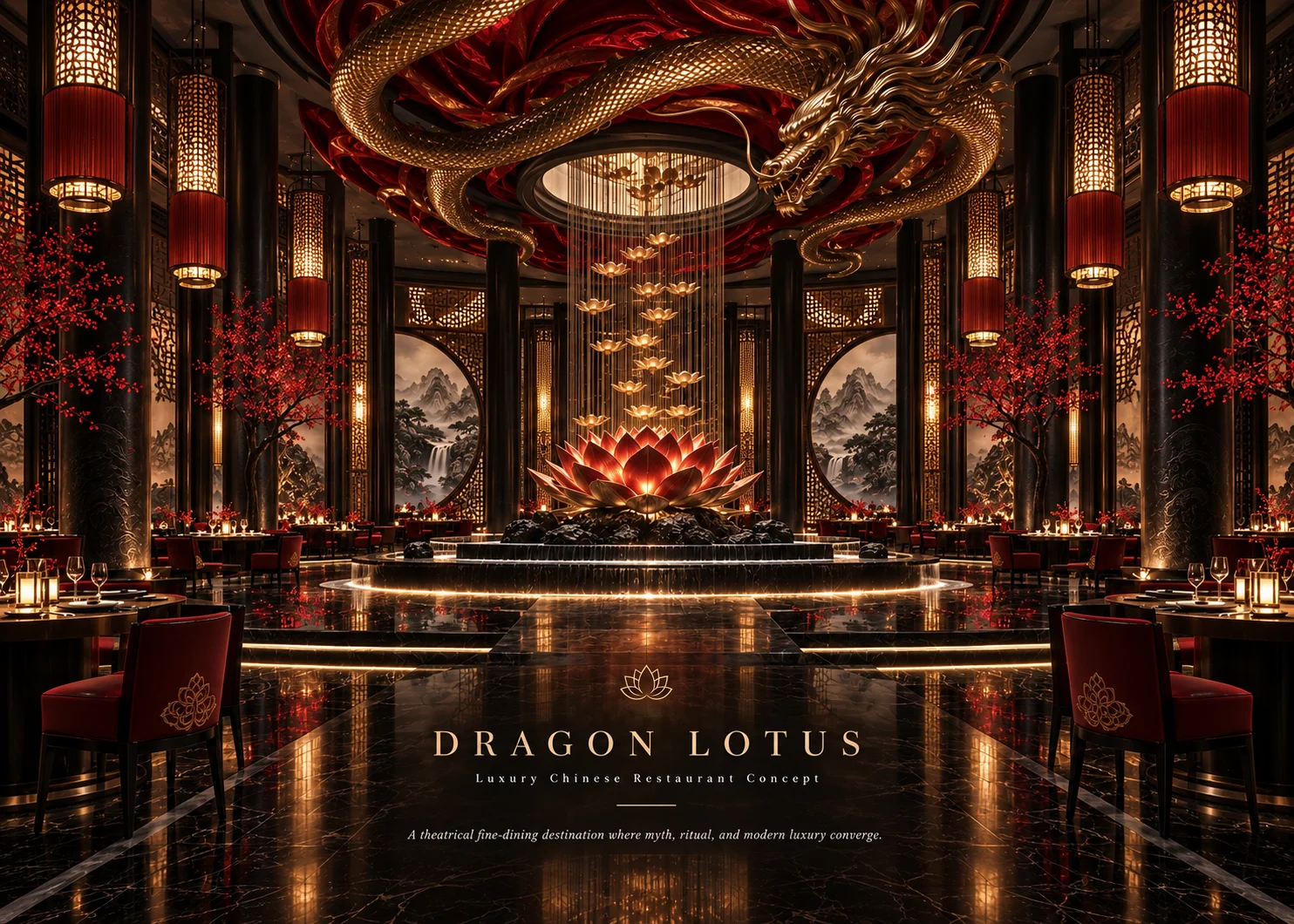 DRAGON LOTUS — Luxury Chinese restaurant concept