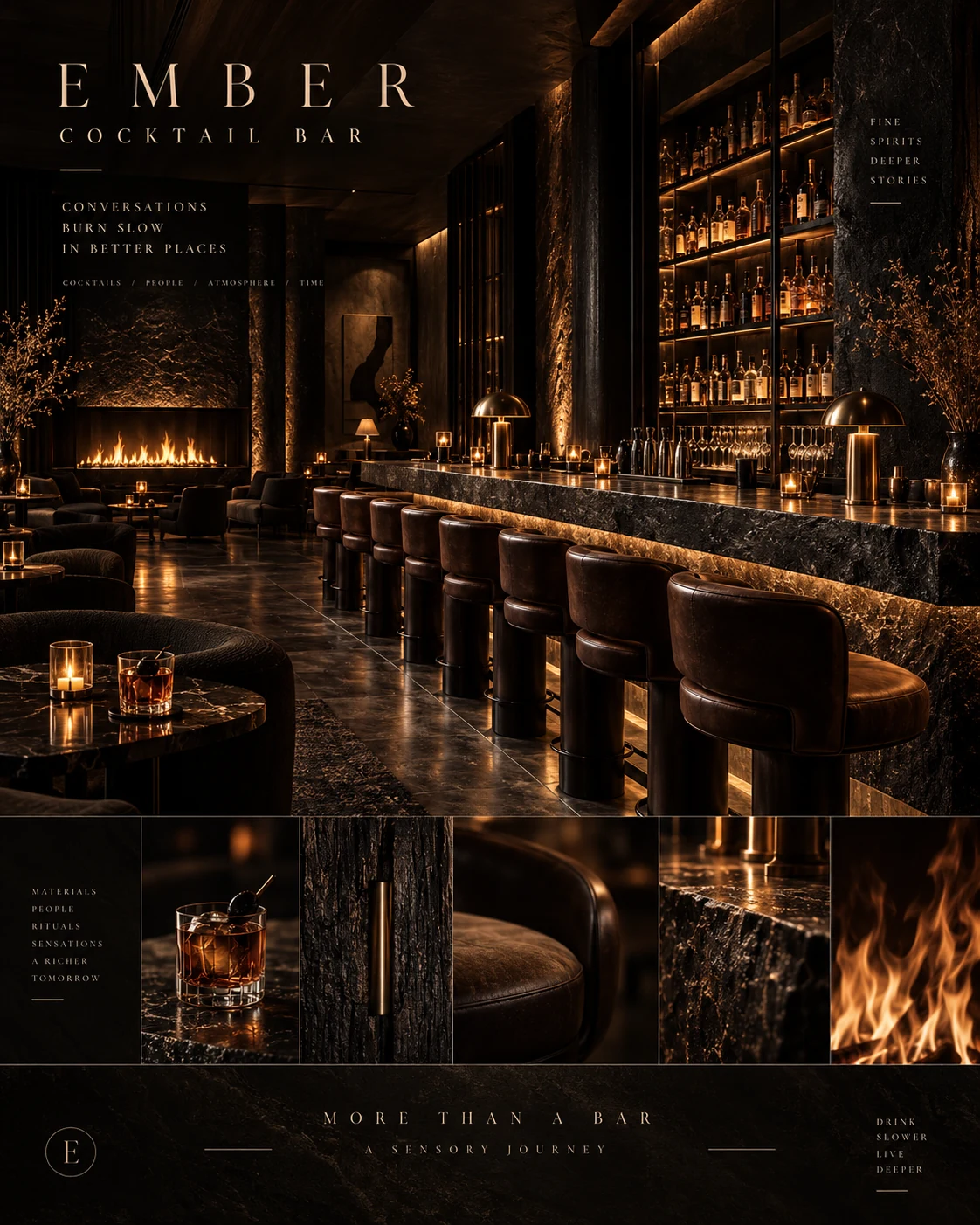 EMBER — Sensory cocktail bar concept